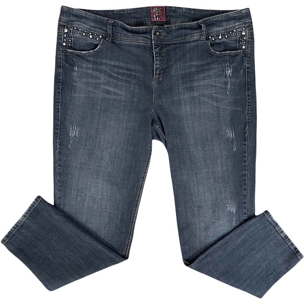 TORRID | Blue Beaded Embellished Slim Denim Jeans